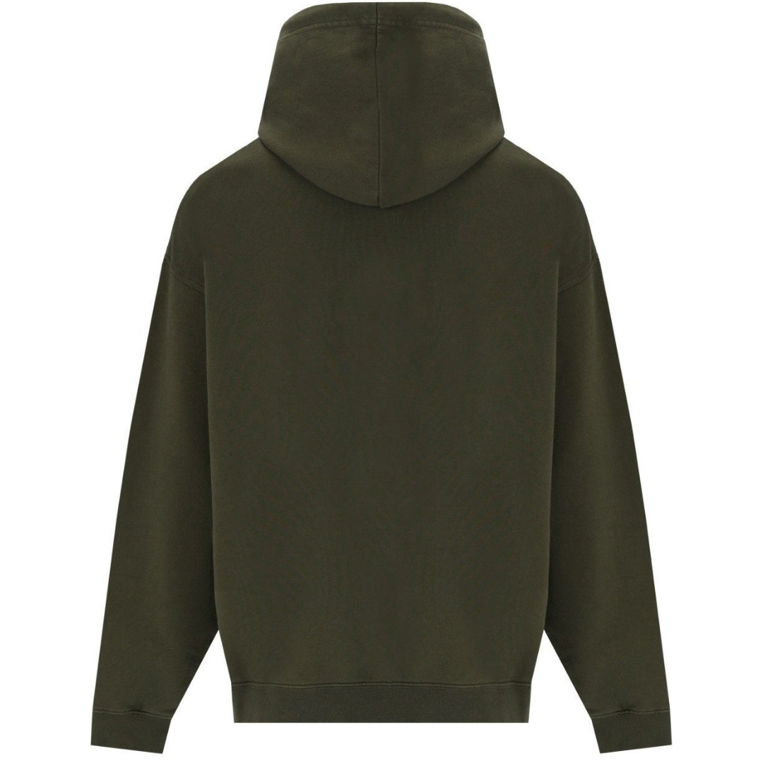 Dsquared2 Loose Fit Santa Dan Logo Green Hoodie  S