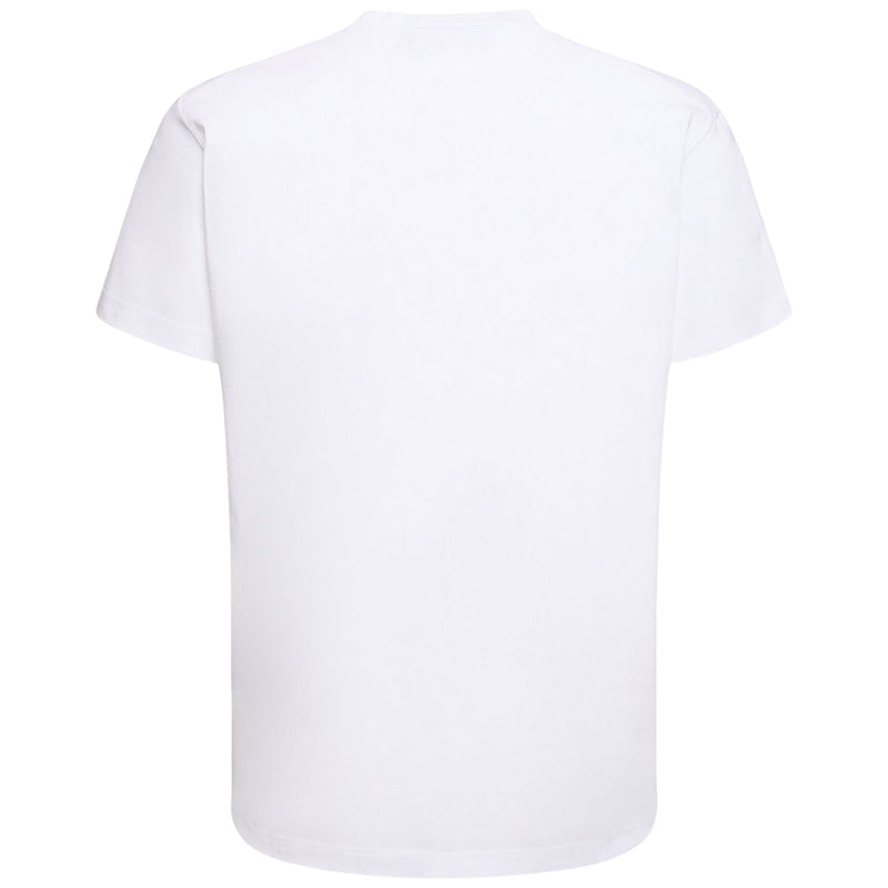 Dsquared2 Cool Fit Green Blur Icon Logo White T-Shirt XS