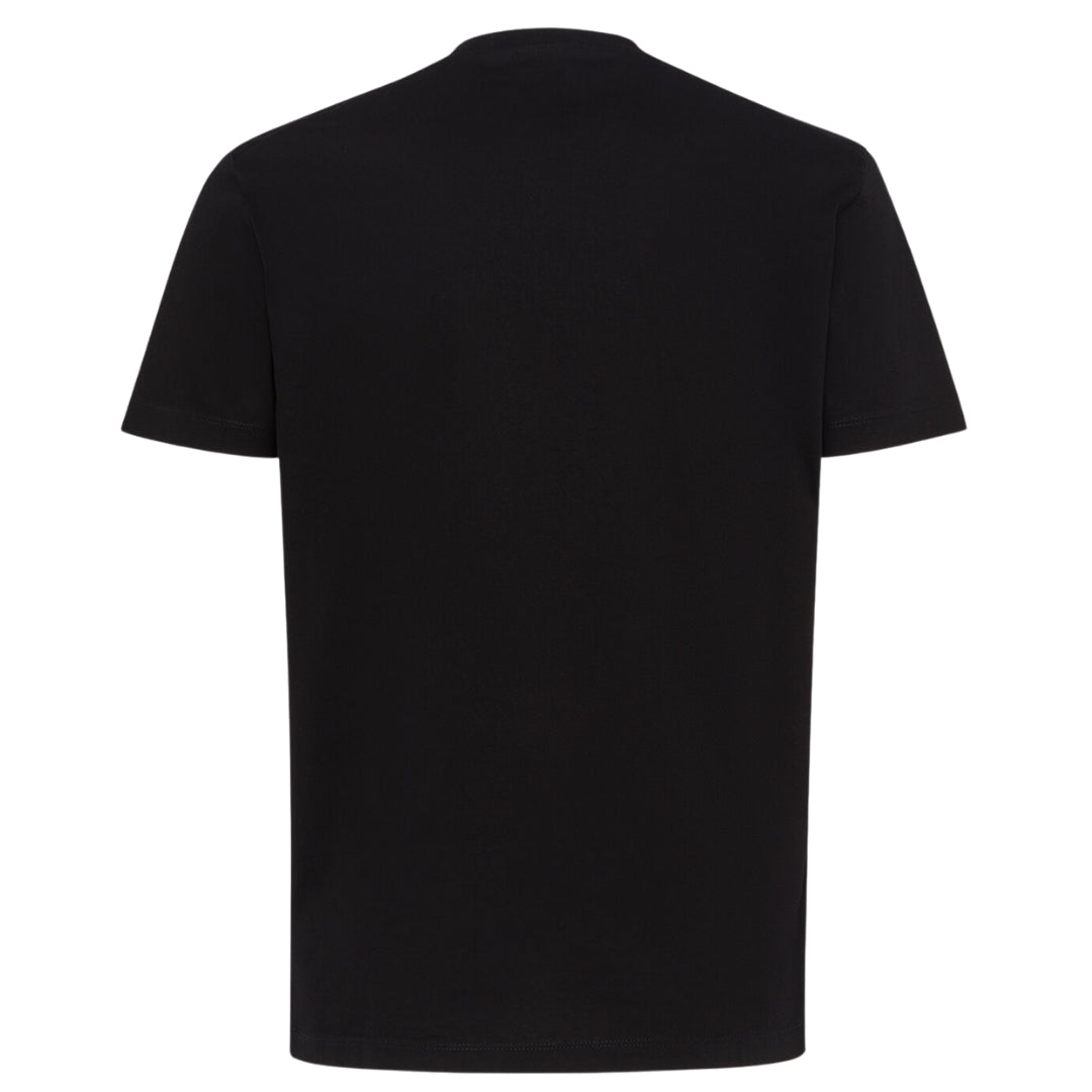 Dsquared2 Cool Fit Orange Blur Icon Logo Black T-Shirt S