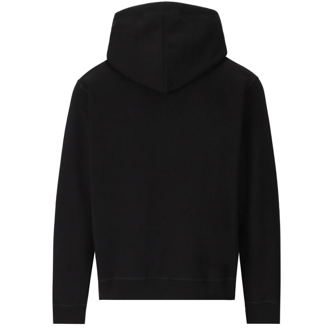 Dsquared2 Studded Icon Logo Black Hoodie  S