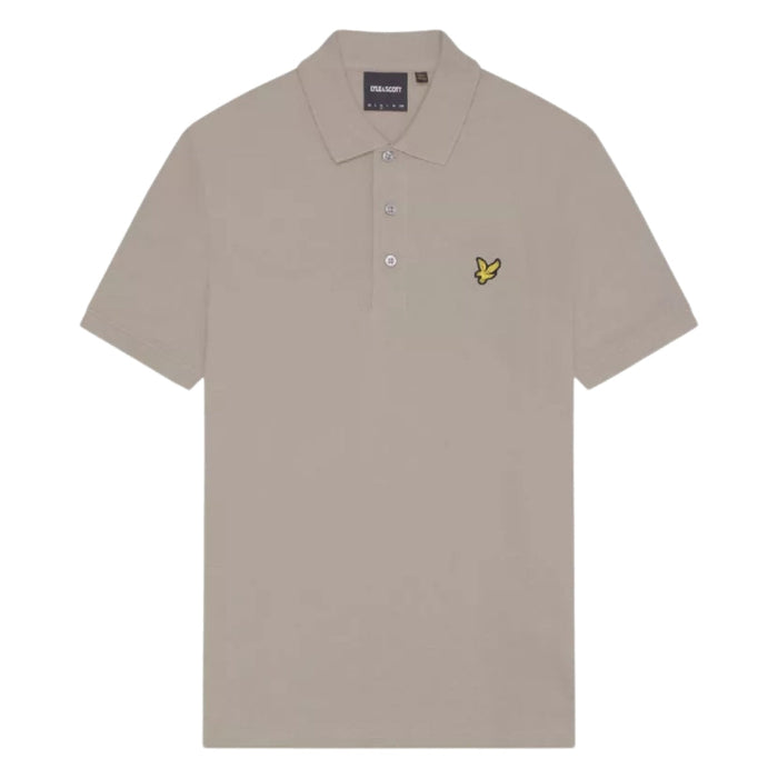 Lyle & Scott Branded Chest Logo Sage Uniform Green Polo Shirt S