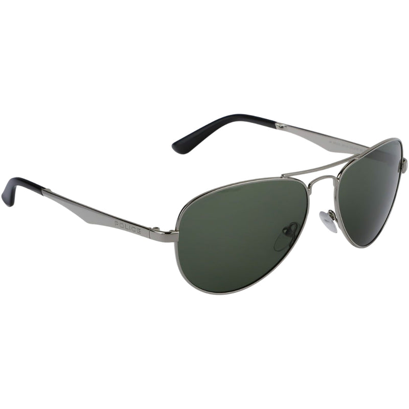 Police Mens Sunglasses SPLC15 579P Silver