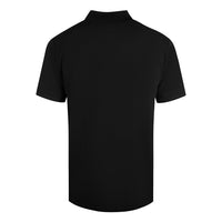 Cavalli Class Bold Logo Black Polo Shirt M