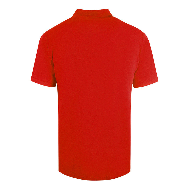 Cavalli Class Circle Logo Red Polo Shirt M