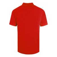 Cavalli Class Signature Logo Red Polo Shirt M