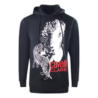 Cavalli Class Mens SXT69B CF052 04926 Sweatshirt Navy Blue