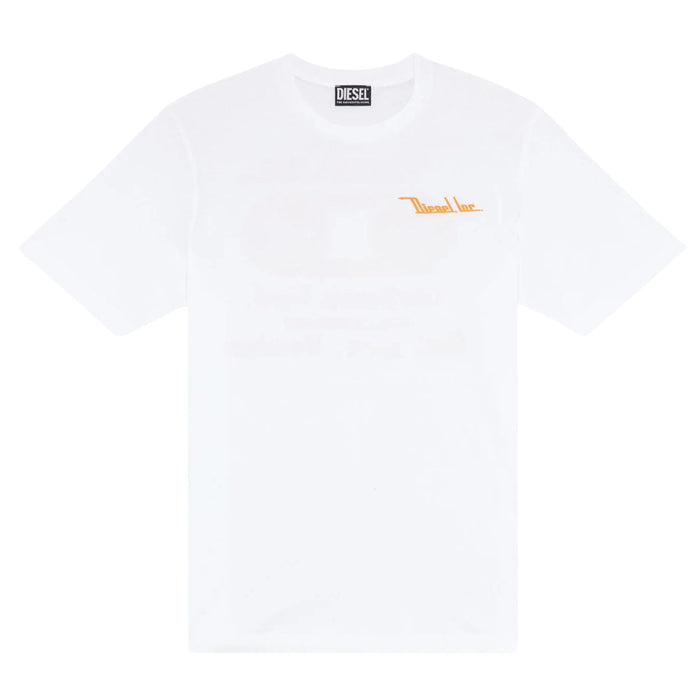 Diesel Northen Fed Logo White T-Shirt S