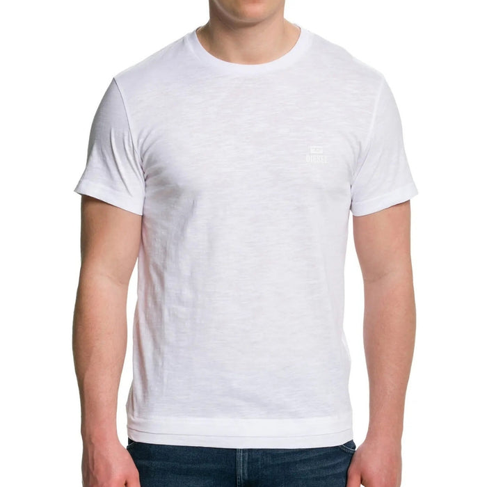 Diesel Tonal Logo White T-Shirt S