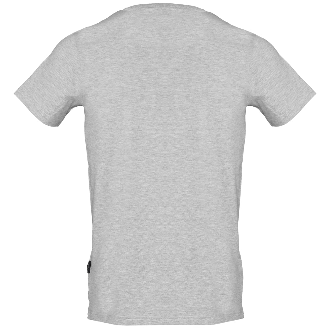 Aquascutum Small Aldis Chest Logo Grey T-Shirt S