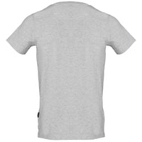 Aquascutum Small Aldis Chest Logo Grey T-Shirt S