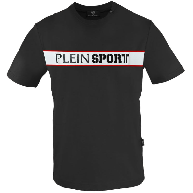 Plein Sport Panel Logo Black T-Shirt S