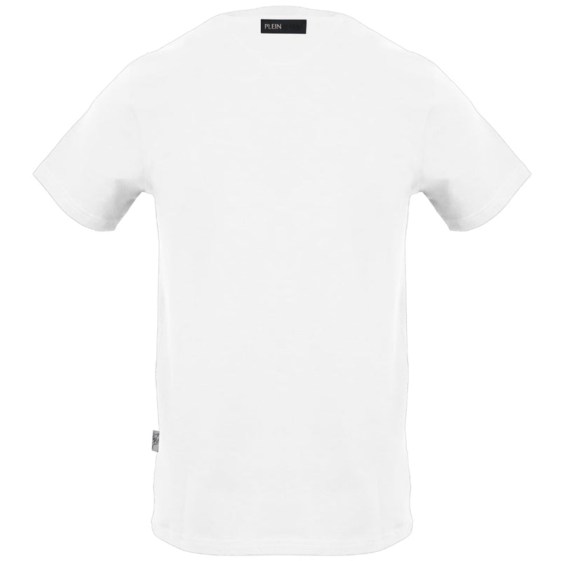 Plein Sport Square Branded Logo White T-Shirt S