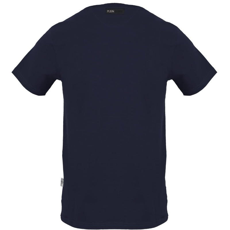 Plein Sport Square Branded Logo Navy Blue T-Shirt S