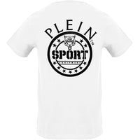 Plein Sport Circle Logo On Back White T-Shirt S