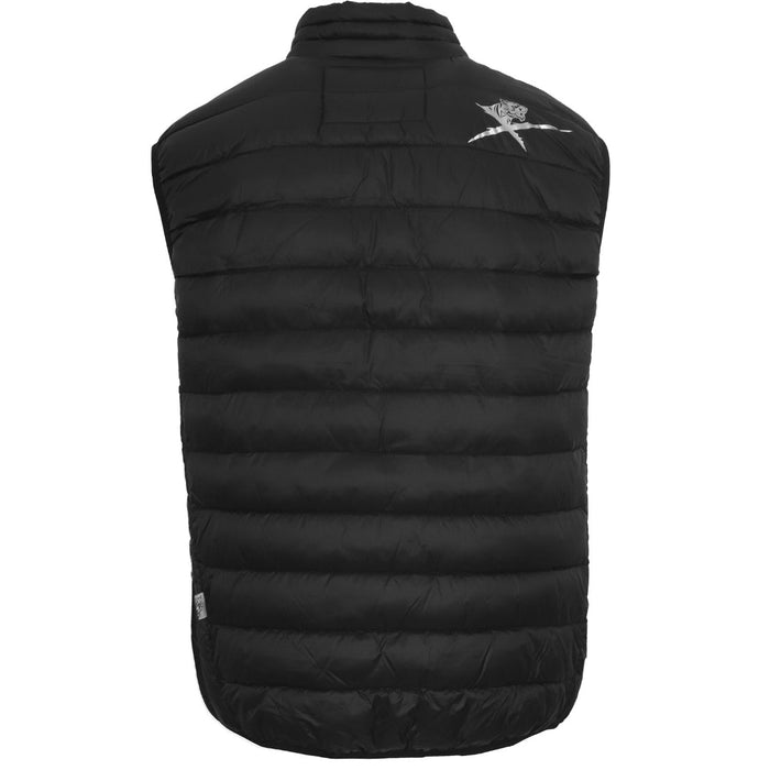 Plein Sport Patch Logo Black Gilet Jacket S