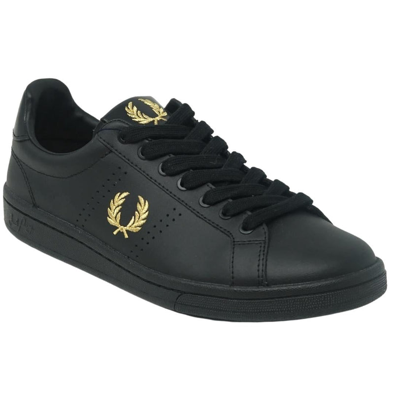 Fred Perry Mens B1251 102 Trainers Black - Style Centre Wholesale