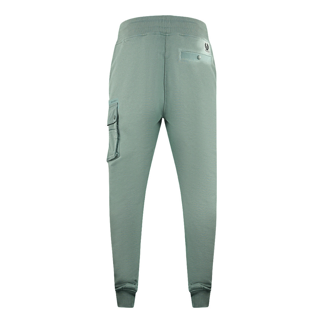 Belstaff Mens Sweatpants Drift Steel Green