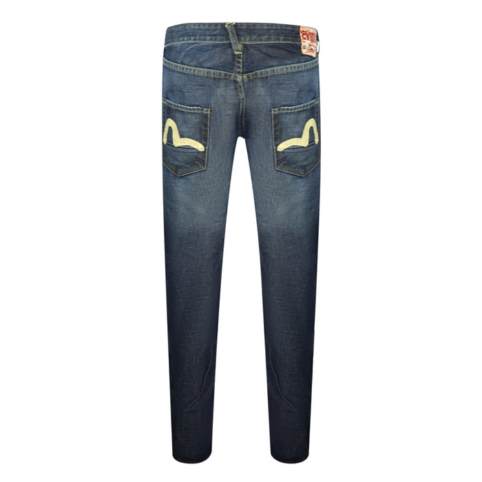 Evisu Mens Jeans Eu Ed Denim Jeans Blue