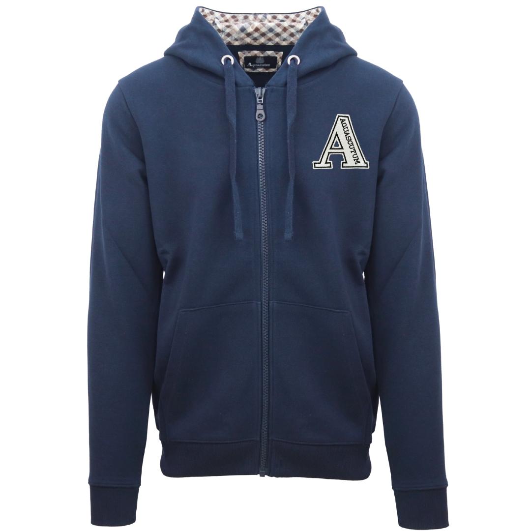 Aquascutum Mens Fcz923 85 Sweater Navy Blue