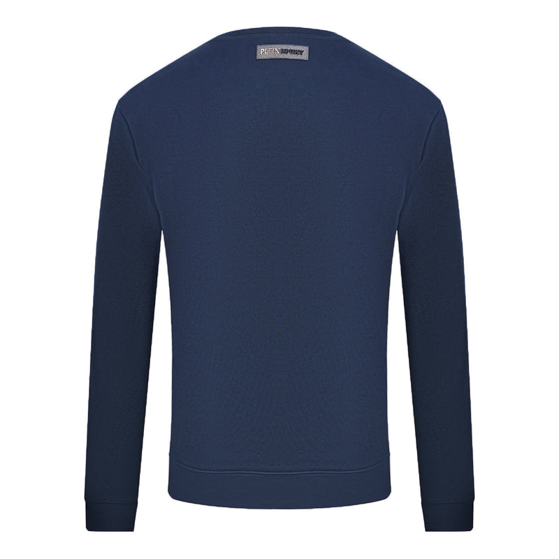 Philipp Plein Sport Mens Sweatshirt Fips211 85 Navy Blue