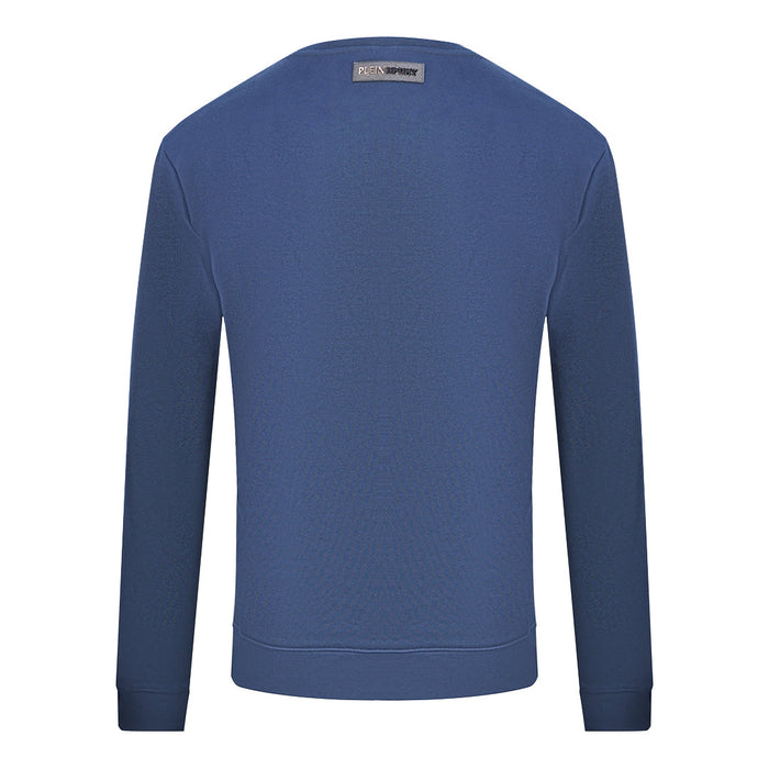 Philipp Plein Sport Mens Fips211 85 Sweatshirt Navy Blue