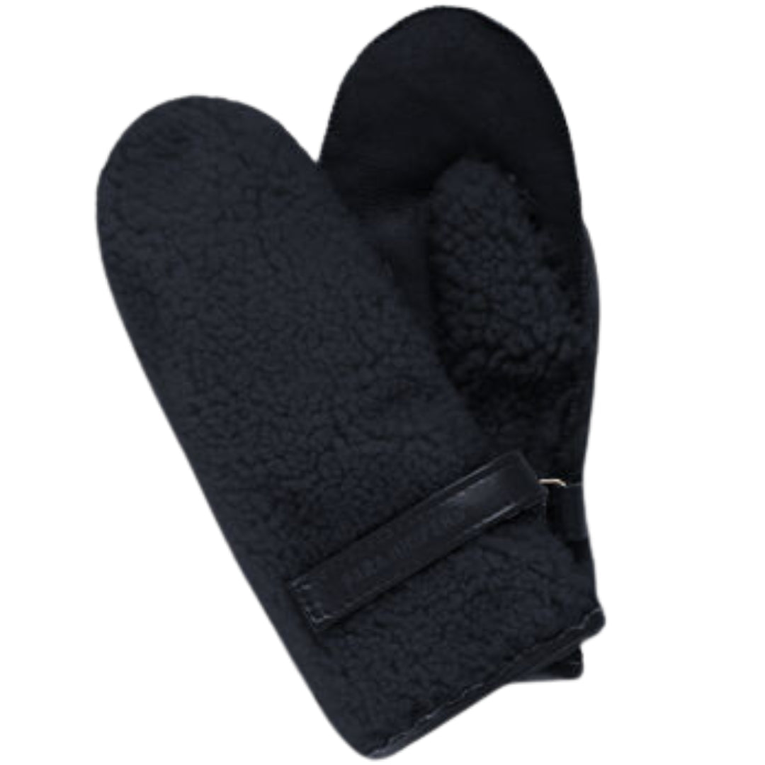 Parajumpers Mens Fluffy Mittens Gloves Navy Blue