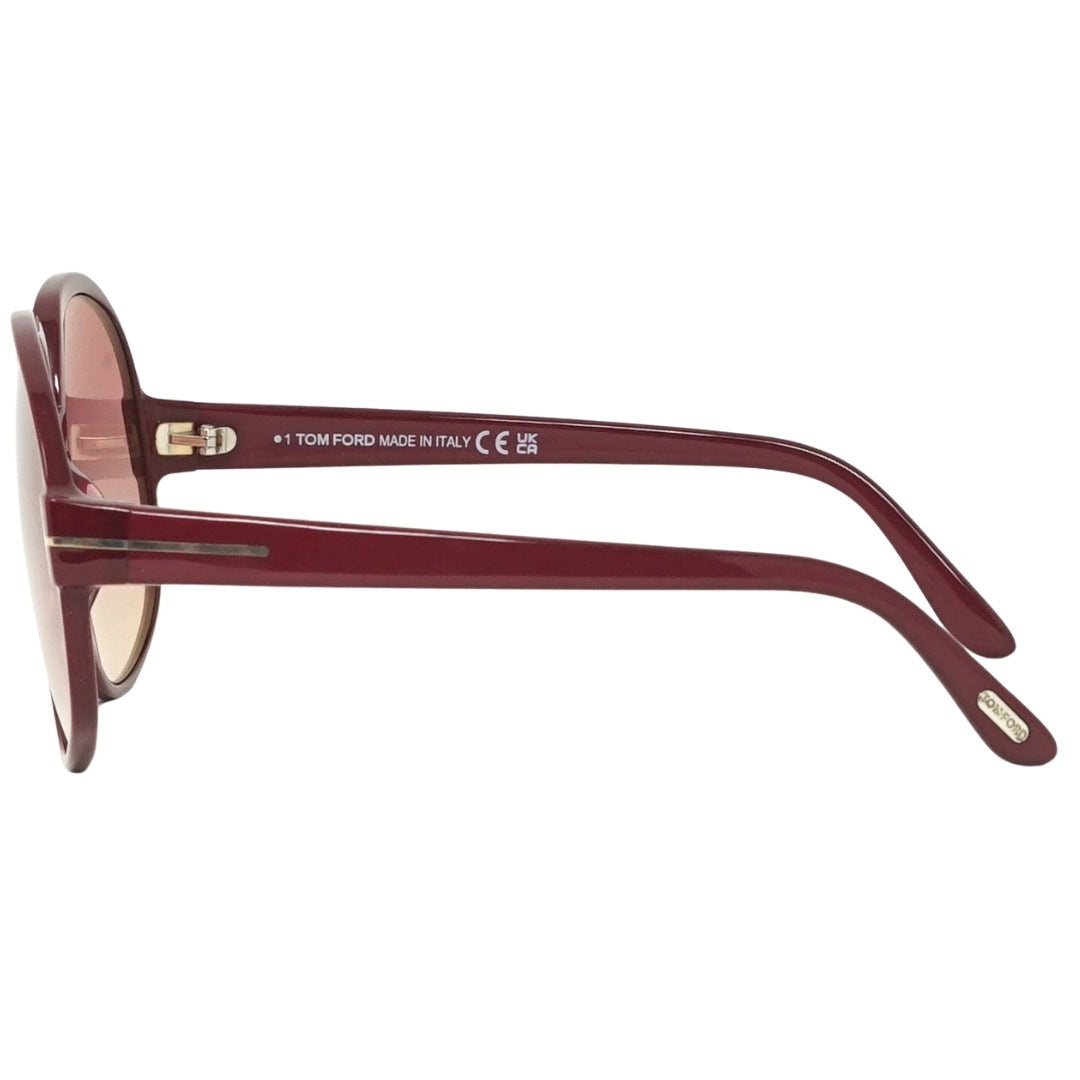 Tom Ford Ft0991 69T Claude 02 Womens Sunglasses Burgundy