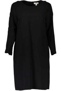 Gant Chic Black Short Dress with Long Sleeves