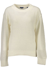 Gant Elegant White Wool-Blend Sweater
