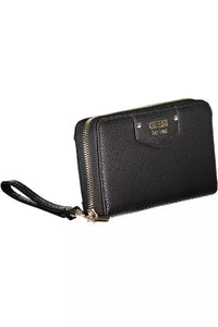 Guess Jeans Sleek Black Multi-Compartment Wallet