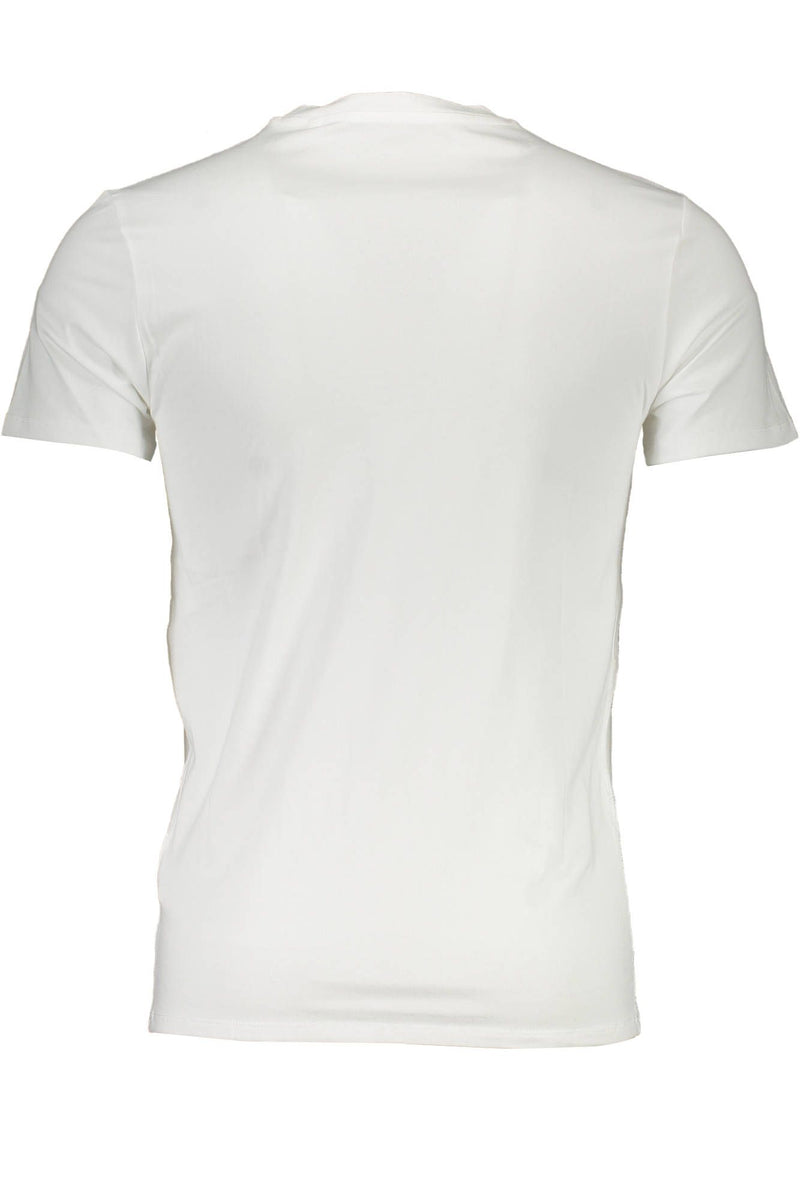 Guess Jeans Chic White Slim Fit V-Neck Tee
