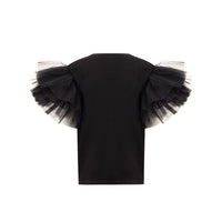 Alexander McQueen Black Cotton Tops & T-Shirt