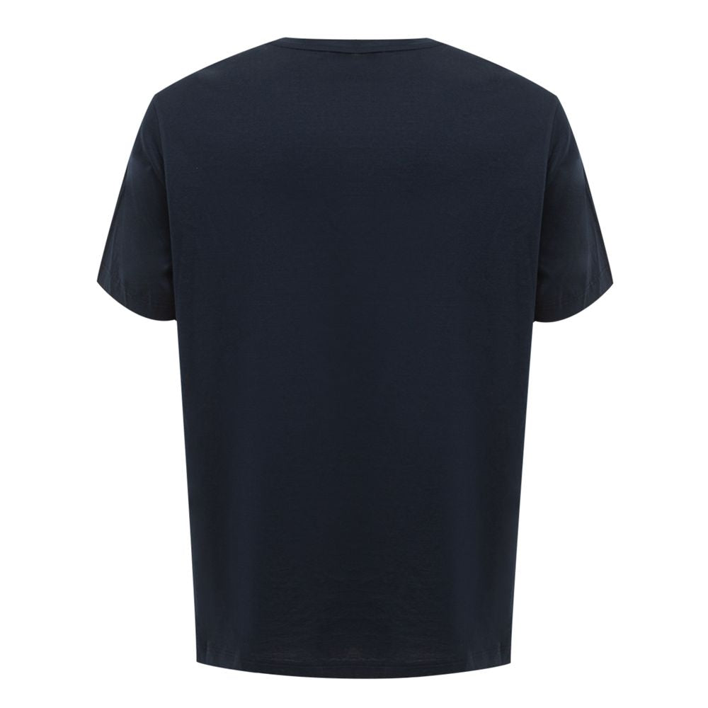 Brioni Blue Cotton T-Shirt