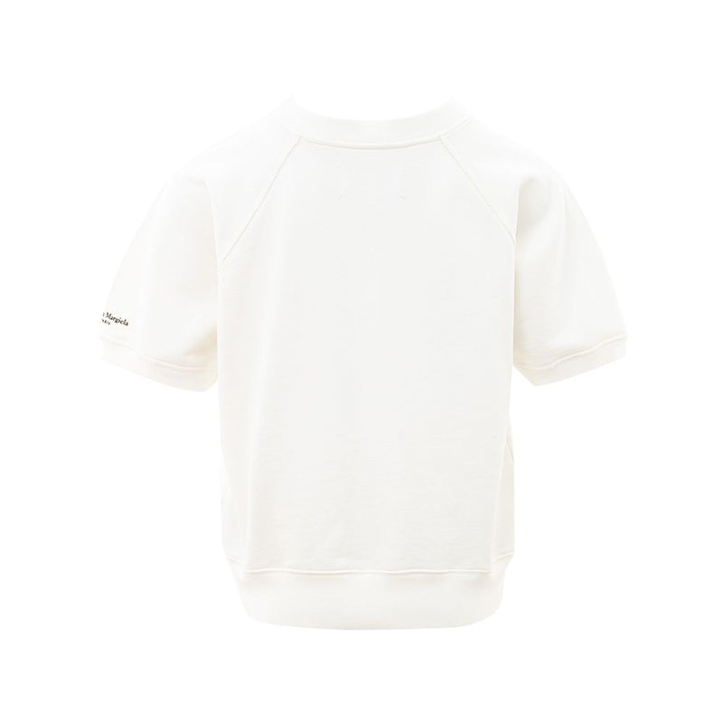 Maison Margiela Chic White Cotton Top for Style Enthusiasts