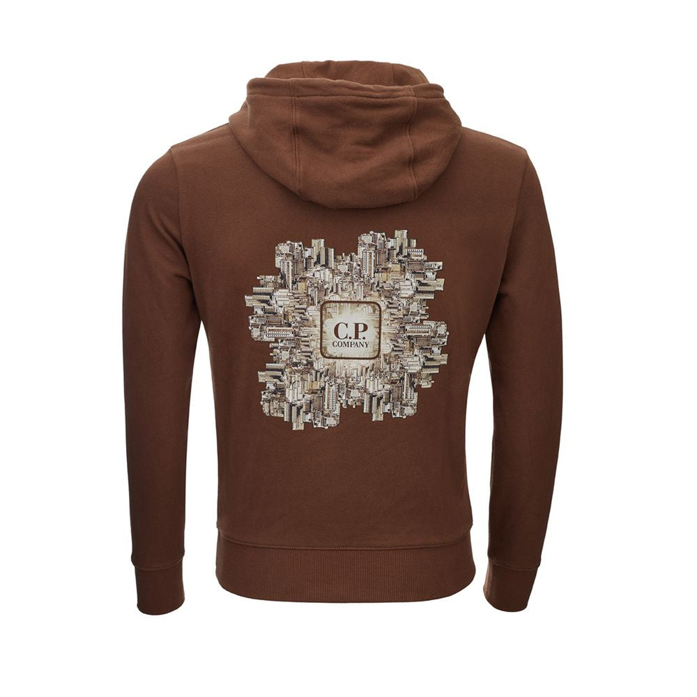 C.P. Company Elevated Brown Cotton Sweater for Men