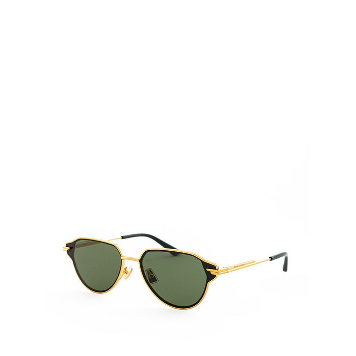 Bottega Veneta Elegant Gold Metal Designer Sunglasses