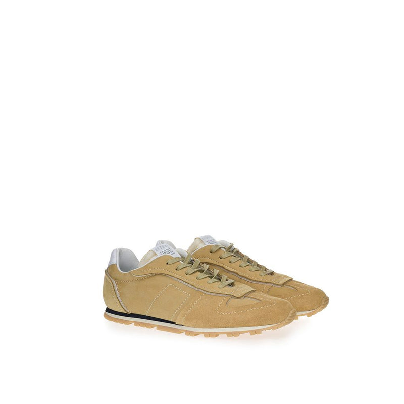 Maison Margiela Brown Leather Scamosciata Sneaker