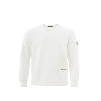 C.P. Company Elevated White Cotton Sweater for Men