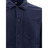 C.P. Company Elevated Cotton Blue Shirt for the Modern Man