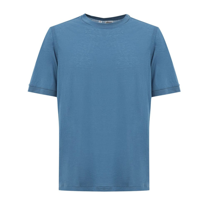 Brioni Light Blue Cotton T-Shirt