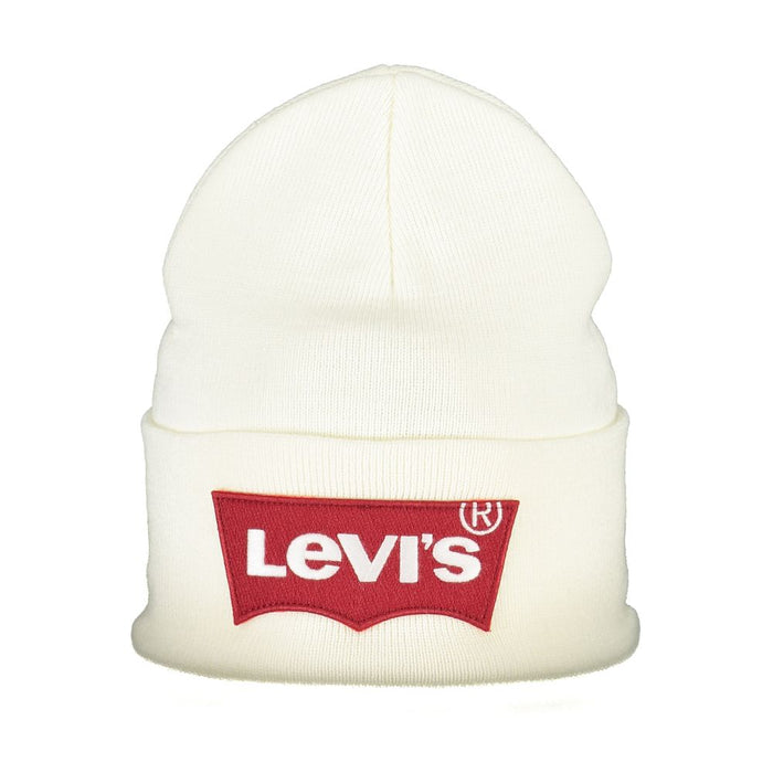 Levi's White Acrylic Hats & Cap