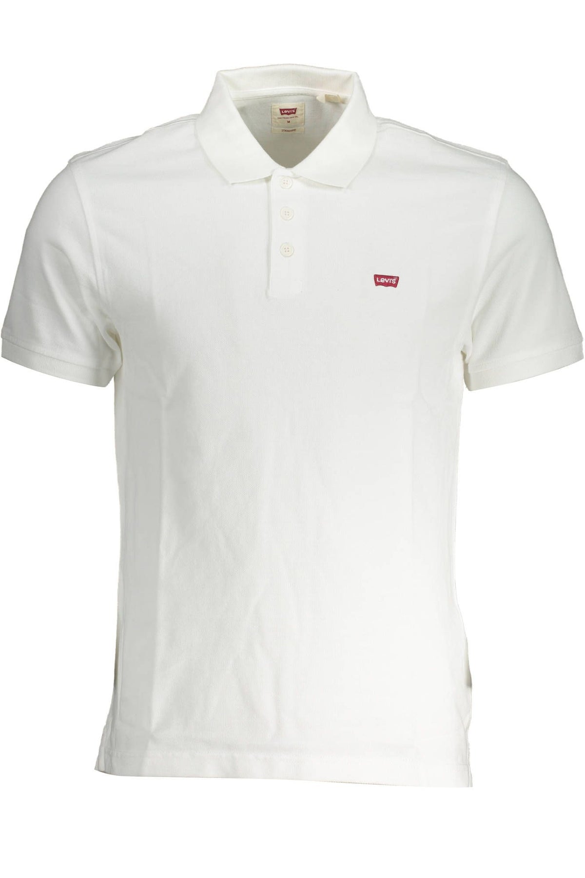 Levi's Classic White Cotton Polo Shirt
