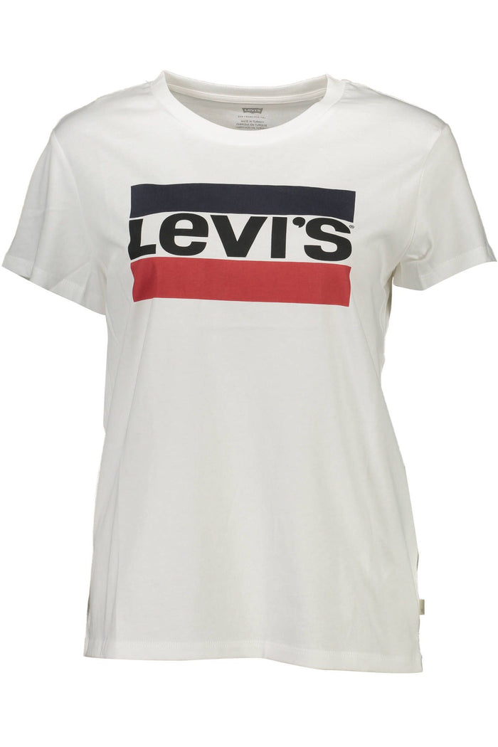 Levi's Elegant Cotton Logo Tee with Print Detail