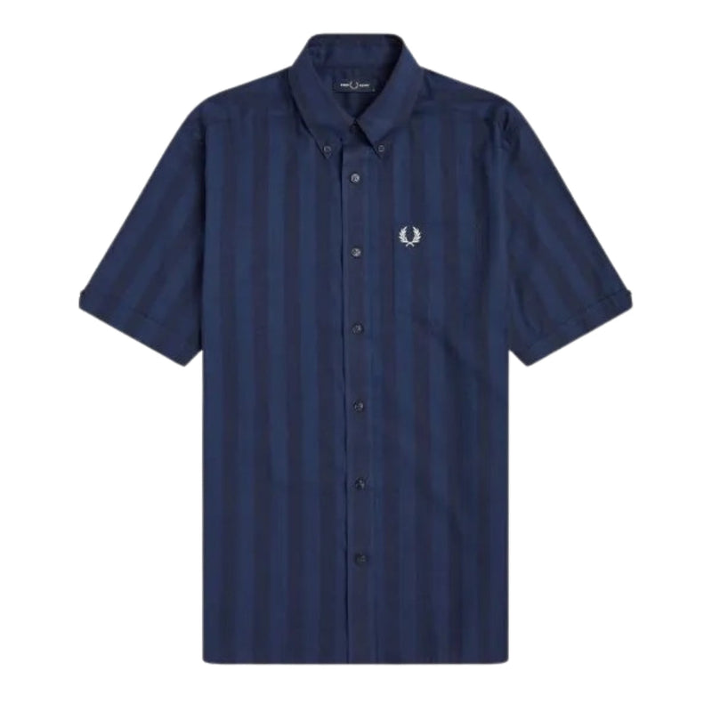 Fred Perry Mens M1675 608 Shirt Blue