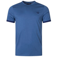 Fred Perry Mens M3519 963 T Shirt Blue