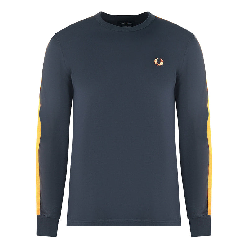 Fred Perry Mens M3828 H20 T Shirt Navy Blue