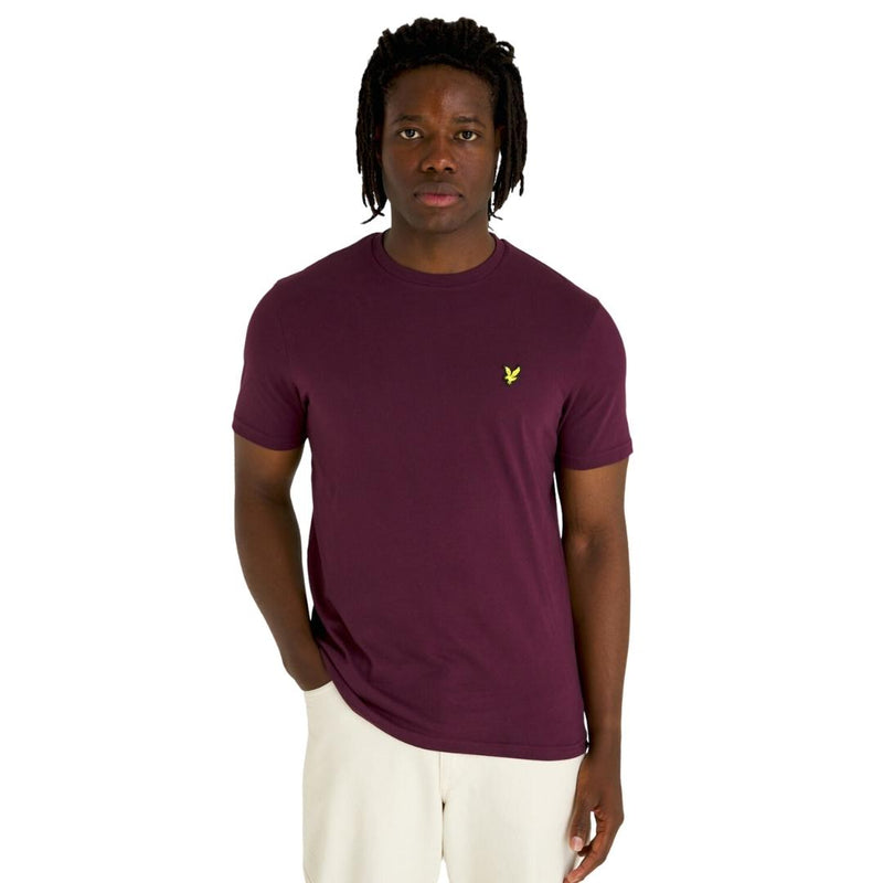 Lyle & Scott Mens TS400VOG Z562 T-Shirt Burgundy