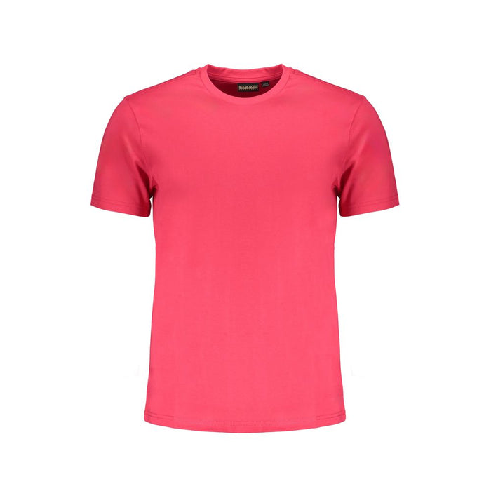 Napapijri Pink Cotton T-Shirt