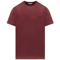 Off White Mens Omaa027F23Jer0092222 T Shirt Red