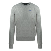 Off White Mens Omba025F19E300100730 Jumper Grey